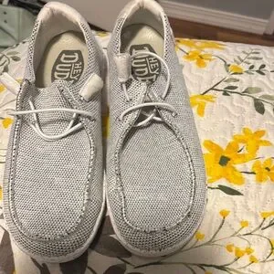 Hey Dude | Shoes | Hey Dude Gray Slipon Loafers With Canvas  display picture 3
